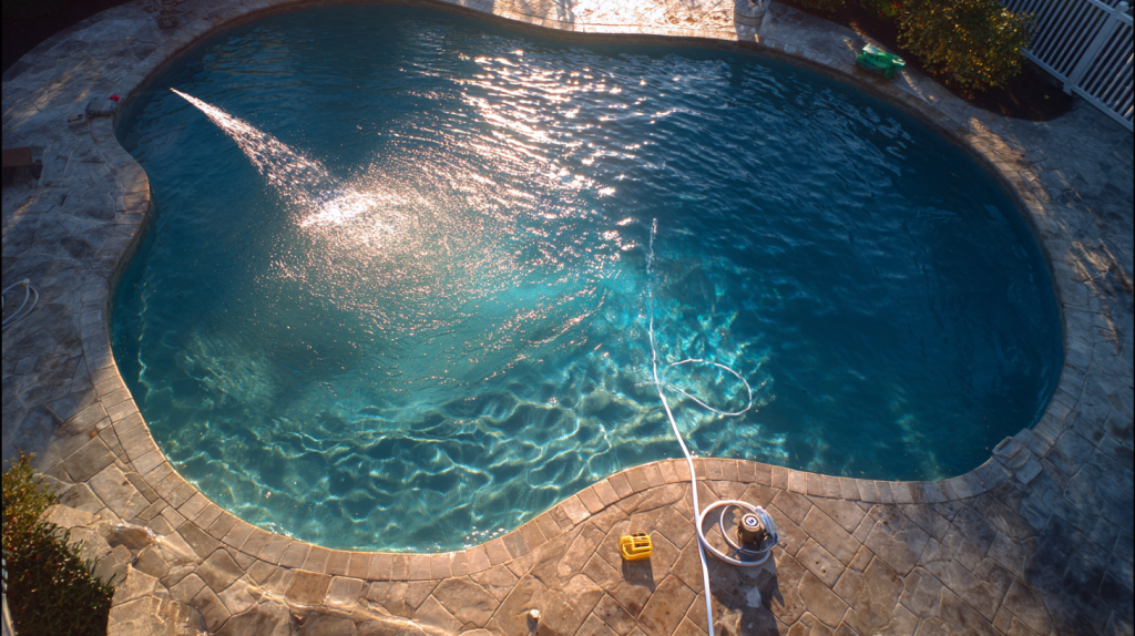 Pump and Pool People  Online Pool Products Supplies Superstore | Pool Products and Services Australia Davidv. 56221 Aerial View Of A Backyard Pool With A Visible S A3abefd0 7b46 411a 8e0a 2c4239ddf23c 3