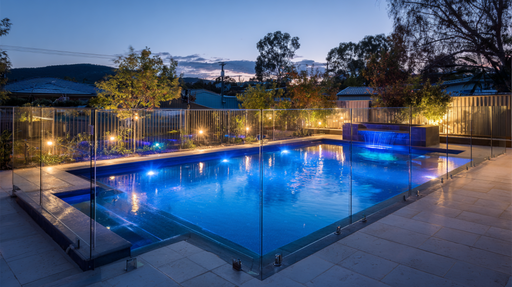 Pump and Pool People Online Pool Products Supplies Superstore | Pool Products and Services Australia Davidv. 56221 Evening Shot Of A Residential Pool Area Illumin 2859aa29 22dc 4007 B2