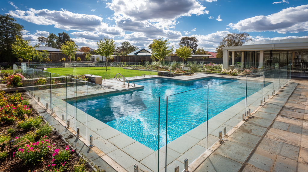 Pump and Pool People  Online Pool Products Supplies Superstore | Pool Products and Services Australia Davidv. 56221 Wide Shot Of A Spotless Pool Area With Glass Fe D894ade6 93d7 443b 8e00 053b169946cb 0